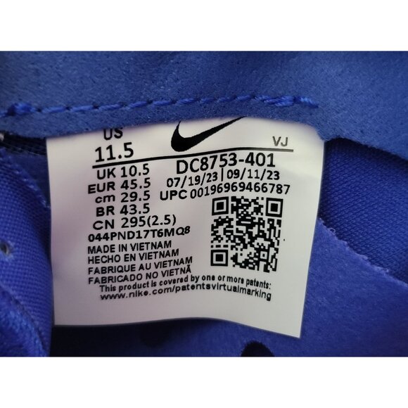 Nike Zoom Rival‎ Sprinter Men Track Spikes Racer Blue Lime DC8753 401 Size 11.5 - Picture 8 of 9